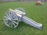 6-pounder brass cannon