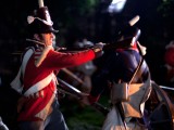 Musket butting the US Sentry